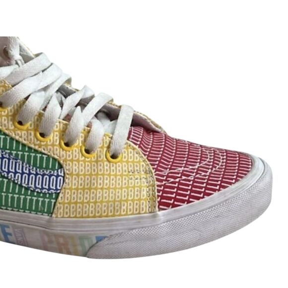 Vans Sk8-Mid Shoes Mens Size 10 Pride Edition Rainbow High Top Sneakers LGBTQ - Picture 10 of 12